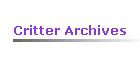 Critter Archives